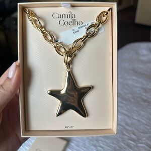 Camila Coelho Gold Star Necklace